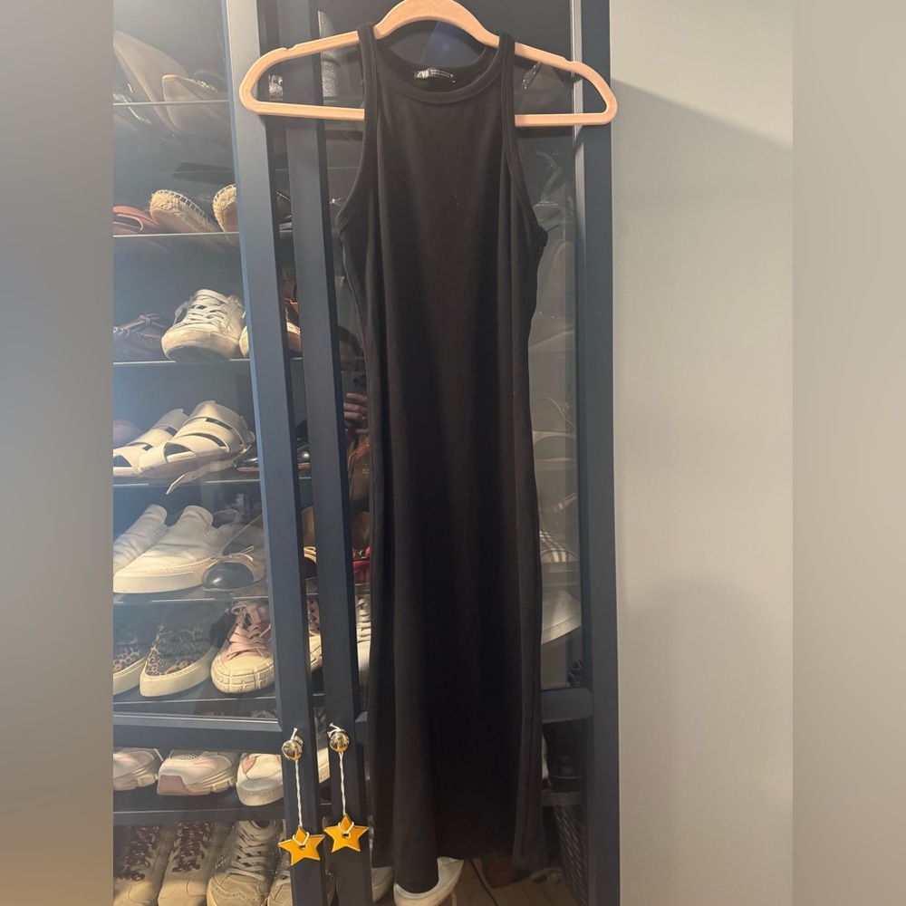 Zara Black Midi Dress